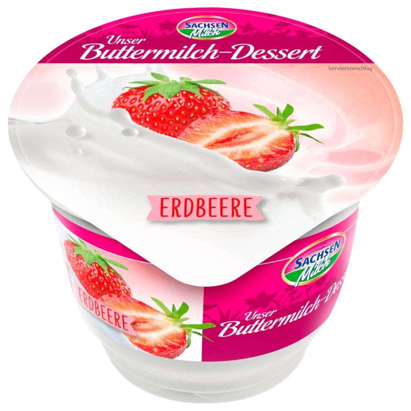 Sachsenmilch Dessert Erdbeere 200g